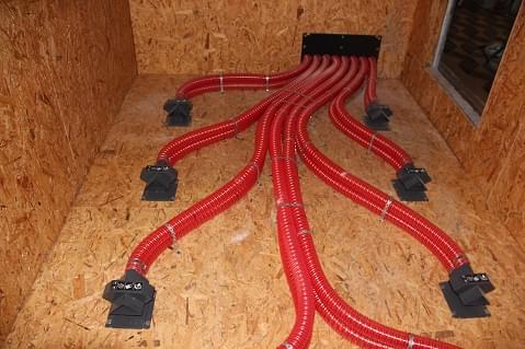 Amenée de pellets Amenée de pellets